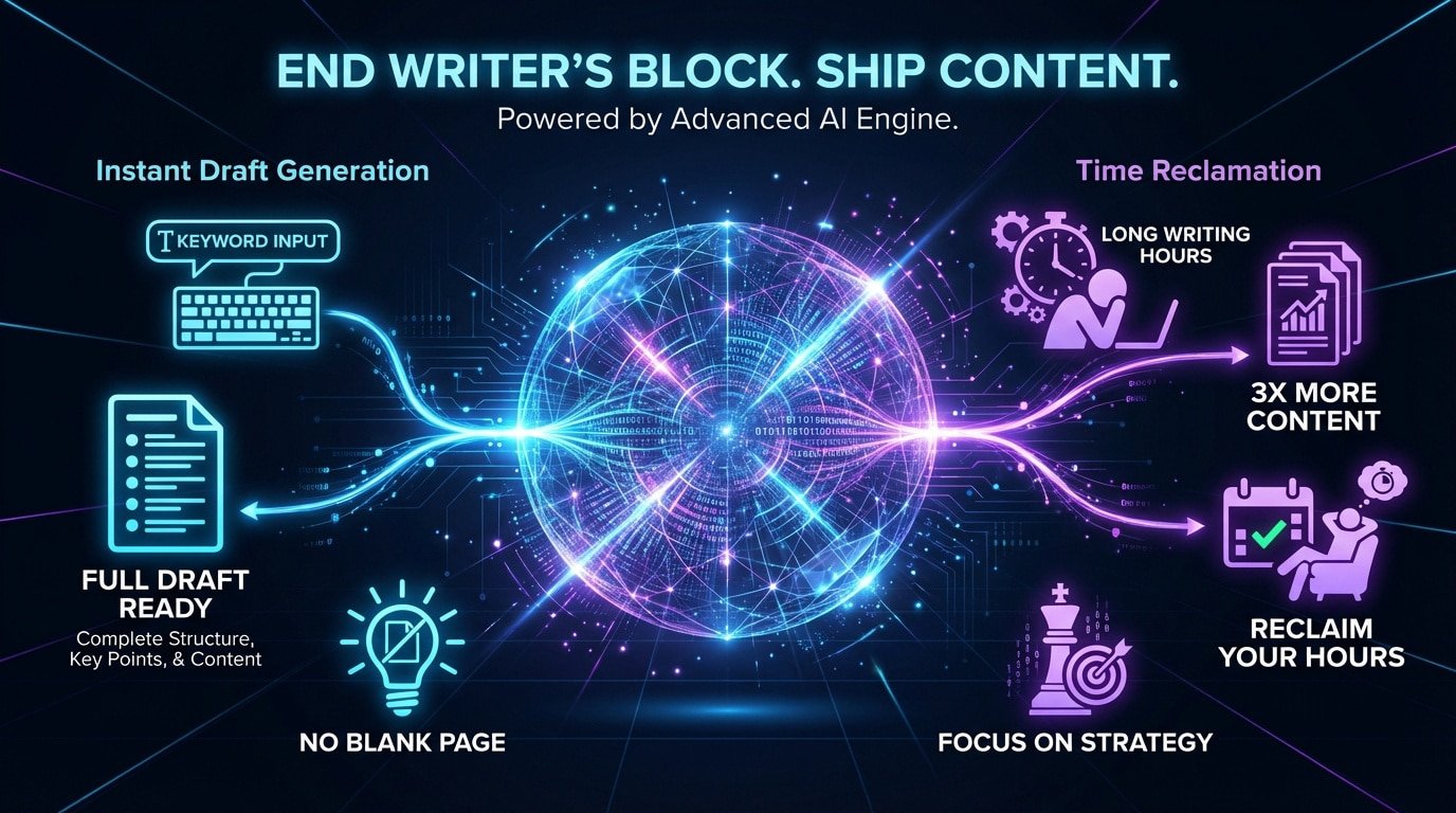 AI content engine ending writer's block