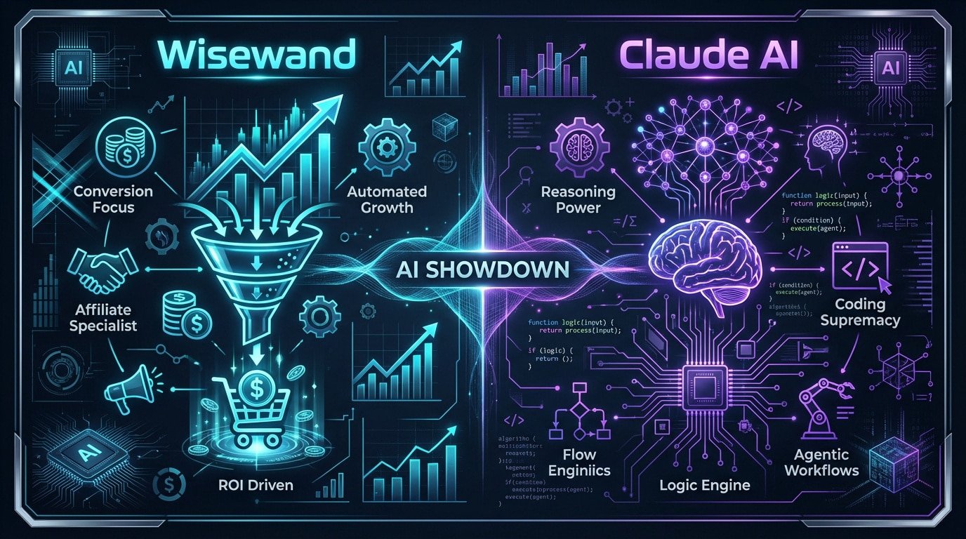 Comparison between Wisewand SEO automation and Claude AI assistant capabilities